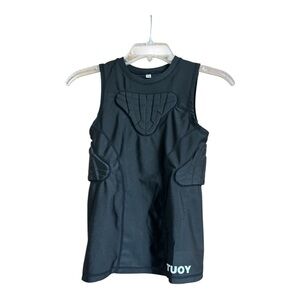 TUOY Youth Padded Chest Protector Heart Guard Protective Compression Shirt, M